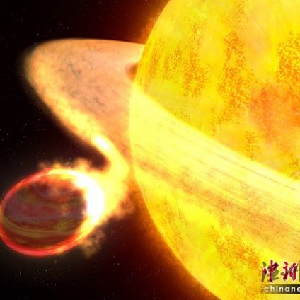 科学家发现银河系温度最高行星被母星吞噬