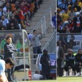 直击-韩球员铲倒梅西引众怒 马拉多纳韩教练对骂