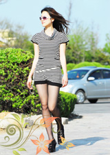 美女街拍：黑丝美腿，这个夏天美女诱惑你！(美腿系