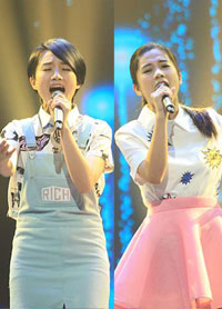 郭惟晨吴以悠 好声音晨悠组合成员郭惟晨和吴以悠资