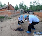 沭阳县悦来凶杀案 悦来镇叶上庄村村民叶某持刀行凶