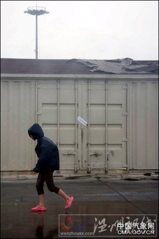 追风现场:“梅花”对上海小洋山港影响逐步减小