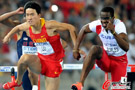刘翔110米栏本来有夺冠机会 罗伯斯110米栏＂打手＂犯