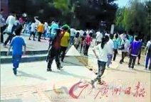 广东乐翻天800学生互殴 东莞佛山两所中学秋游发生学