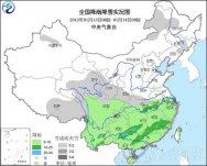 今明两天南方大部分地区有较强降雨 安徽局地有降雪