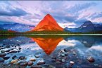 美国摄影师拍摄国家公园罕见的日出美景 照耀整座山