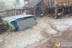 吉林市下冰雹了 6月8日吉林市下冰雹了 吉林市冰雹损