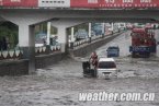 19日晨牡丹江有明显降雨造成城市内涝