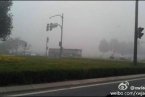 山东淄博大雾 24日淄博强浓雾能见度100米气象台发布