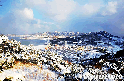 威海雪景图片 2012年威海的雪景如诗如画美不胜收