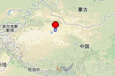 新疆哈密市和若羌县交界地震