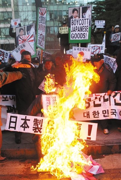 安倍拜鬼韩国反应