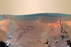 火星表面高清全景图 机遇号火星漫游器在火星表面拍