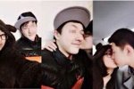 金龟子女儿早恋 15岁女儿和小男友亲密接吻