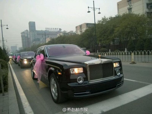 唐山最牛的婚礼车队