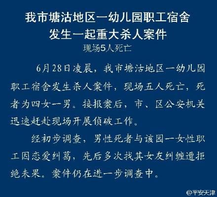 天津幼儿园杀人案件