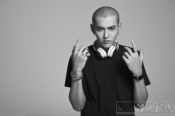 吴亦凡登时代广场海报