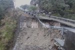 永嘉公路塌方 沙头镇淡下线岭窟路段公路塌方