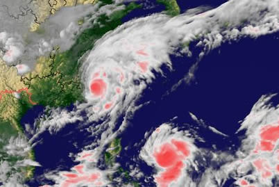 超强台风莫兰蒂登陆福建厦门 卫星云图曝光