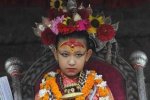 尼泊尔女童当选活女神