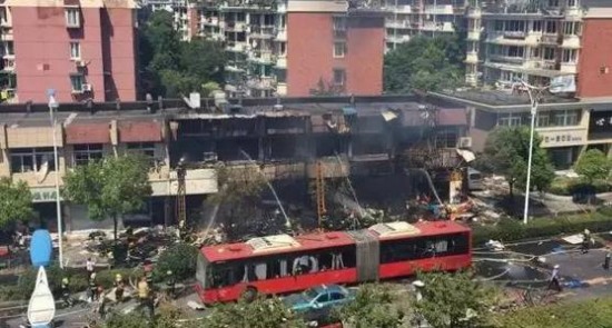 杭州街头发生爆炸