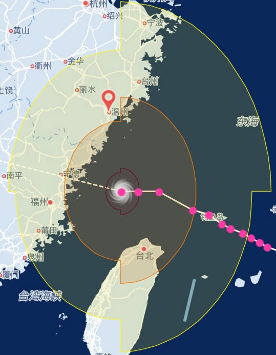 台风玛莉亚路径图