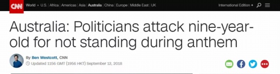 澳大利亚政客围攻9岁女孩