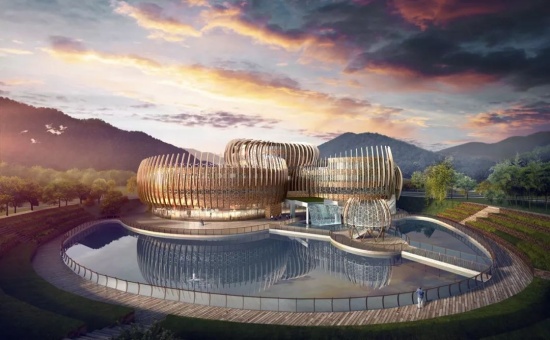 中国再造建筑奇迹 上海深坑酒店