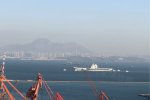 首艘国产航母归来 完成第四次海试