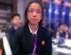 15岁最年轻科学家 华东师大二附中高一女生谈方琳