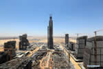非洲第一高楼封顶 塔冠最高点385.8米