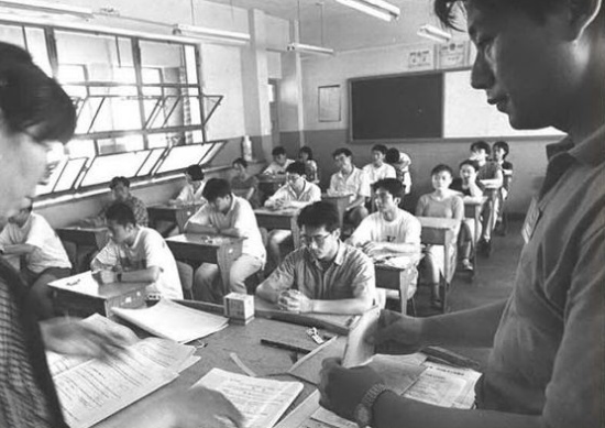 四十年前高考试卷流出