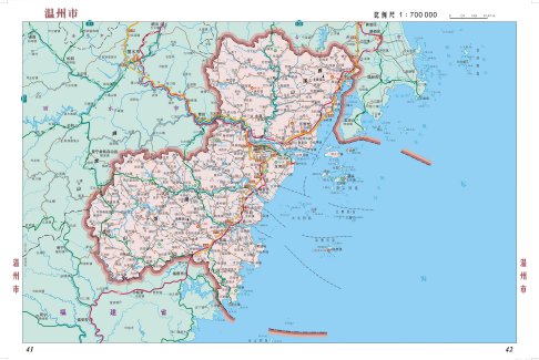 <b>温州地图：温州市行政地图交通地图</b>