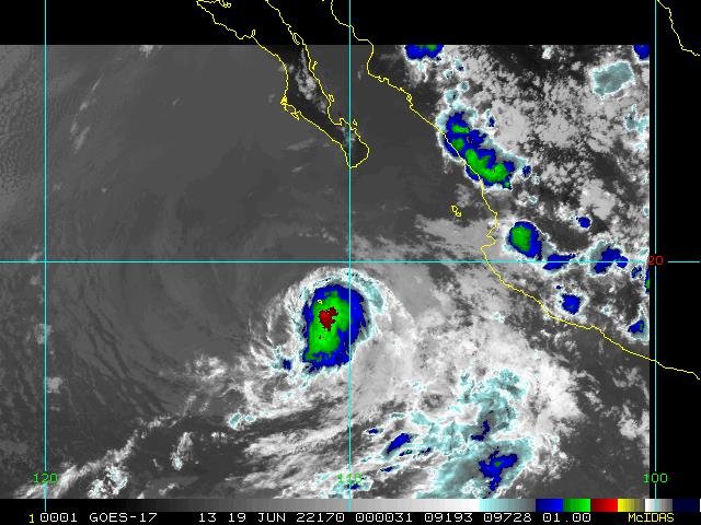 热带风暴“BLAS”向偏西移动