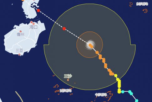 2022年第3号台风暹芭最新消息