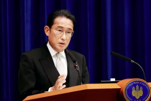 日本首相岸田的支持率暴跌