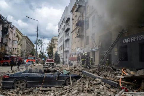 乌克兰军队深入哈尔科夫地区的俄罗斯防线