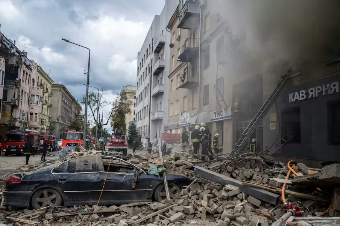 乌克兰军队深入哈尔科夫地区的俄罗斯防线