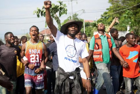金沙萨召回特使 刚果东部爆发反卢旺达抗议活动