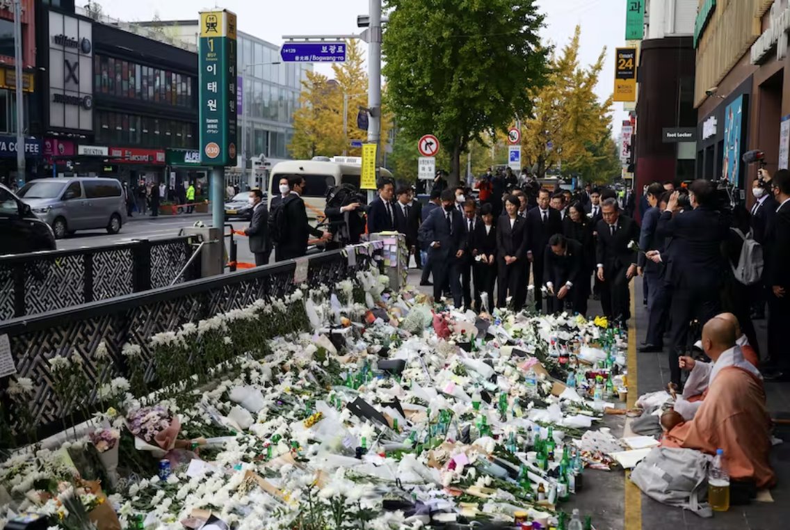 韩国警察局长称万圣节踩踏现场警力不足