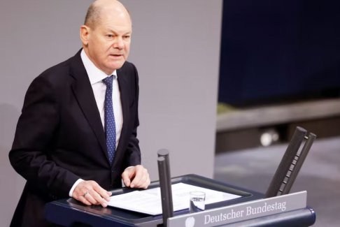 德国总理朔尔茨说欧盟坚定地站在乌克兰一边