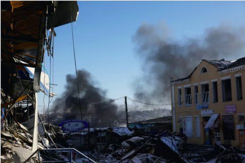 俄罗斯增加对乌克兰顿巴斯以外地区的炮击