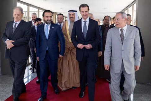 叙利亚总统阿萨德在大马士革会见阿拉伯高级立法者