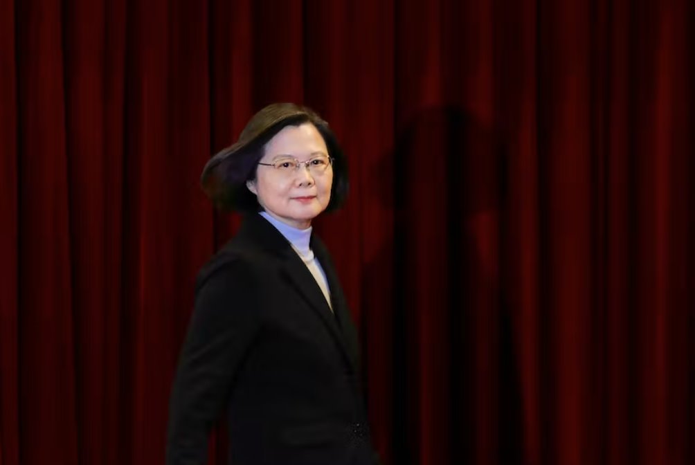 台湾表示有应急计划应对中国在蔡英文出国期间的举动
