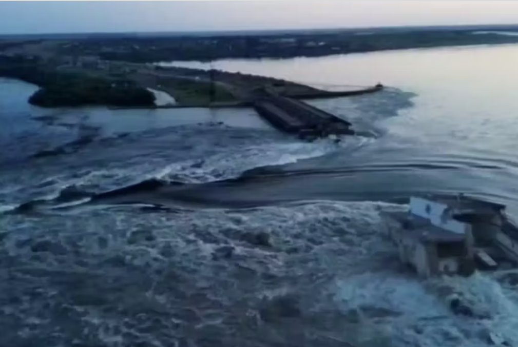 克里姆林宫称乌克兰破坏大坝以切断克里米亚的水源