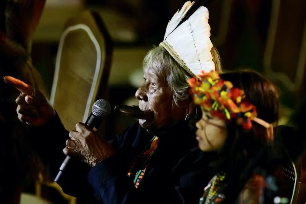 亚马逊原住民酋长拉奥尼警告称 加强保护森林