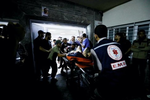 对加沙医院袭击造成数百人死亡的反应