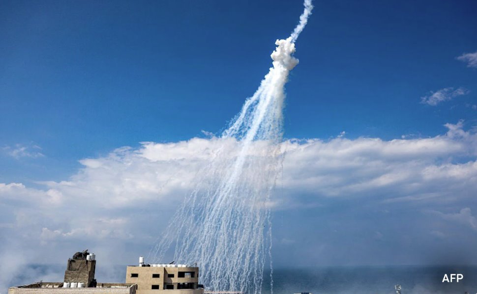 数百枚火箭弹从加沙向以色列发射