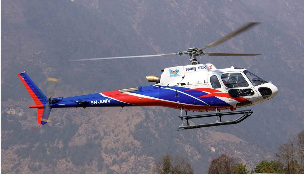 尼泊尔马南航空直升机坠毁飞行员受伤