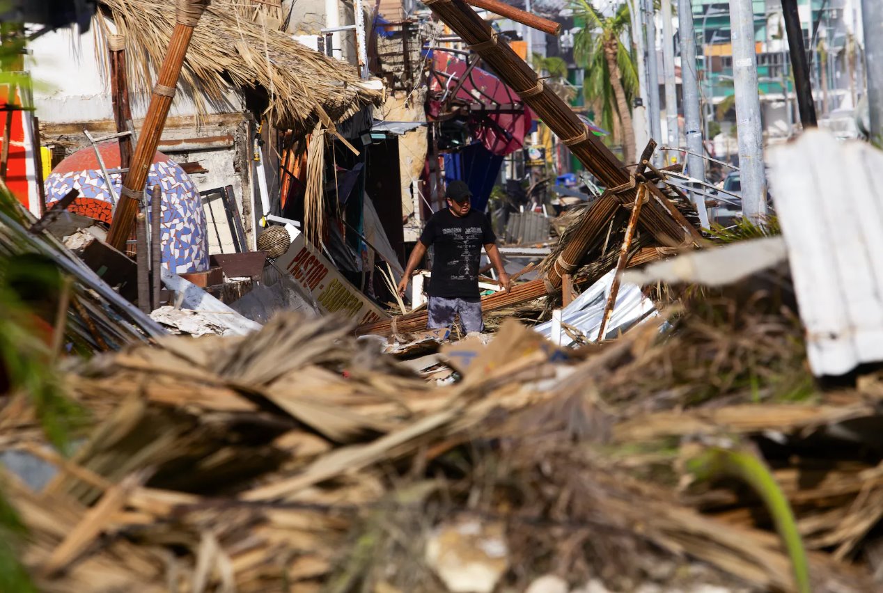 飓风奥的斯在墨西哥的死亡人数上升至43人
